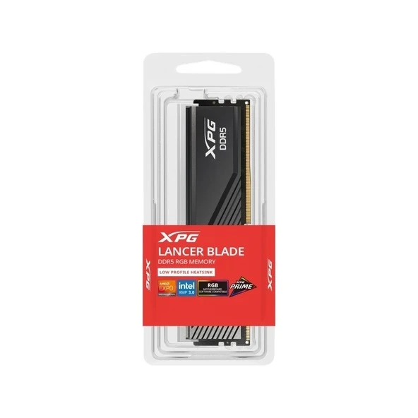 XPG Lancer Blade Black RGB 16 GB 6000 MHz CL48 AX5U6000C4816G-SLABRBK DDR5 Ram