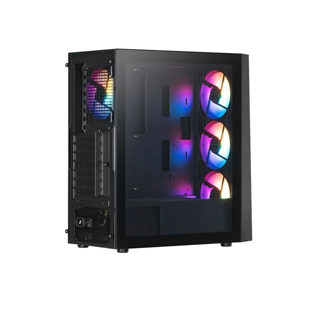 XPG Lander 500 650W 80+ White Rainbow Siyah Mid Tower Kasa