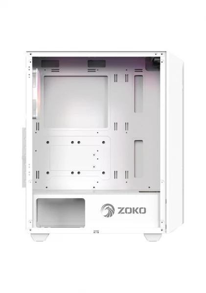 Zoko Hunter ARGB Fanlı Beyaz ATX Oyuncu Kasası