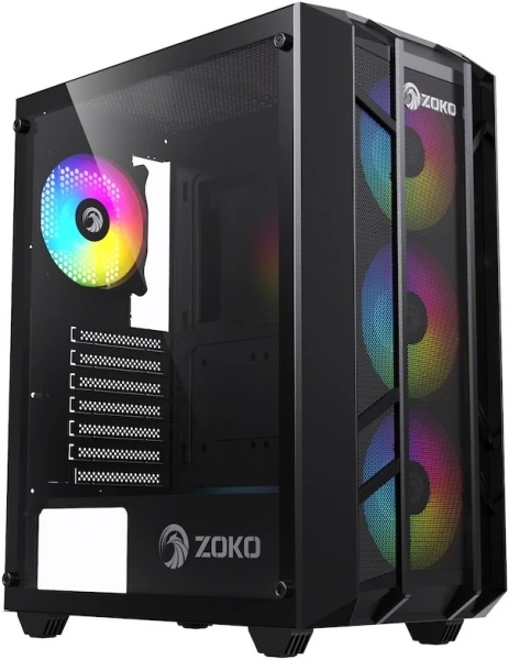 Zoko Hunter ARGB Fanlı Siyah ATX Oyuncu Kasası