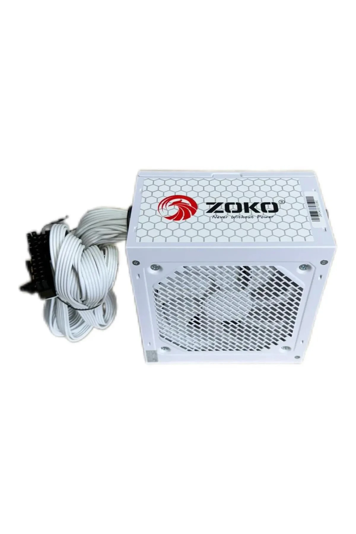 Zoko ZK600 600w 12 Cm Fanlı Beyaz Güç Kaynağı