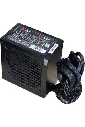 Zoko ZK600 600w 12 Cm Fanlı Siyah Güç Kaynağı