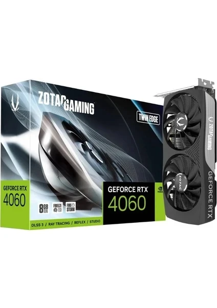 ZOTAC GEFORCE RTX 4060 GAMING TWIN EDGE 8GB GDDR6 128BIT EKRAN KARTI