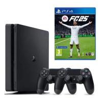 **TEŞHİR** SONY PS4 SLIM 1TB + 2.KOL + FC 25 BUNDLE PAKET