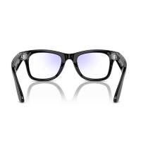 2.EL RAYBAN META WAYFARER AKILLI GÖZLÜK SİYAH ŞEFFAF MAVİ IŞIK FİLTRELİ