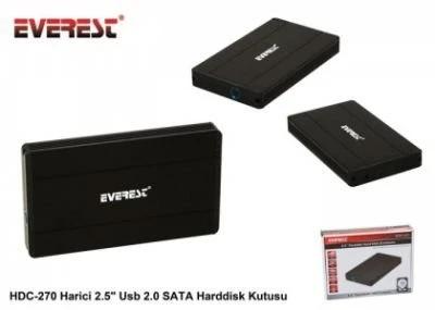 EVEREST HDC-270 USB 2.0 SATA 2.5" HDD KUTU