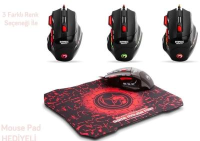 EVEREST SGM-X7 GAMING MOUSE+ MOUSE PAD