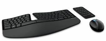 MICROSOFT WIRELESS SCULPT ERGONOMIC DESKTOP USB AYRI NUMPED KLAVYE MOUSE L5V-00016
