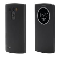 Microsonic View Cover Delux kapaklı LG G3 kılıf Akıllı uyku modlu Siyah - CS150-V-DLX-LG-G3-SYH
