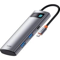 BASEUS METAL GLEAM 7İN1 MULTİFONKSİYONEL HUB DOCK STATİON