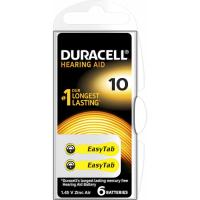 DURACELL 10 NUMARA KULAKLIK PİLİ 6&amp;#39;LI PAKET 1,45 VOLT PR70