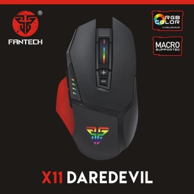 FANTECH X11 DAREDEVIL MAKRO RGB 8000DPI GAMİNG MOUSE