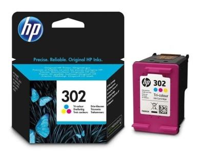 HP 302 F6U65AE Renkli Kartuş
