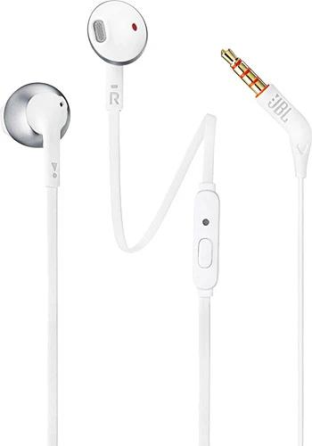 JBL T205 KULAKİÇİ KULAKLIK BEYAZ KROM