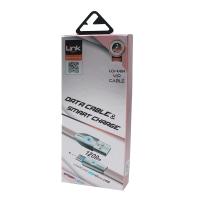 LINKTECH K484 ANDROİD IŞIKLI 1MT ŞARJ/SENKRONİZASYON KABLOSU