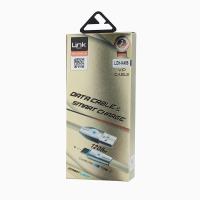 LINKTECH K486 TYPE-C IŞIKLI 1MT ŞARJ/SENKRONİZASYON KABLOSU GOLD