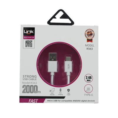 LINKTECH K563 (2,4 AMP) TYPE-C TURBO 2 MT DATA ŞARJ KABLOSU