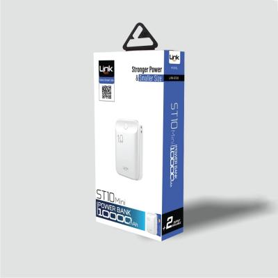 LİNKTECH ST10 MİNİ POWERBANK 10000 MAH. BEYAZ