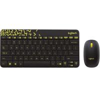 LOGITECH MK240 KABLOSUZ Q TR KLAVYE&amp;MOUSE SET SARI-SIYAH