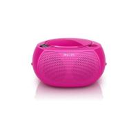 PHILIPS AZ100B/12 PEMBE PORTATİF CD ÇALAR FM RADYO MÜZİK SETİ