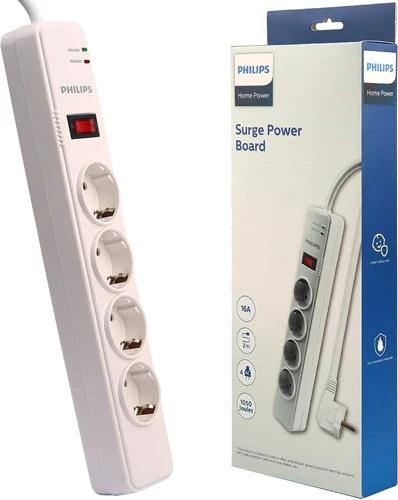 PHİLİPS SPS1040/51 2M 1050 JOULE 4 LÜ AKIM KORUYUCU PRİZ