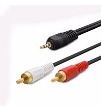 STREO AUX TO  2 RCA KABLO 1.5 MT