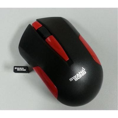 SWAN SONG SS-M208-B KABLOSUZ MOUSE BORDO