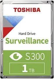 TOSHİBA 1TB SURVEİLLANCE S300 7/24 GÜVENLİK HARD DİSKİ