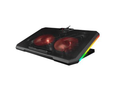 ADDİSON RAMPAGE AD-RC12 GAMEZONE SİYAH 2 FAN 2 USB RGB IŞIKLI 15"-17" NOTEBOOK SOĞUTUCU STAND
