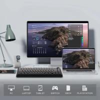 Aula F75 Max Mekanik RGB TKL Reaper Switch Kablosuz Makrolu Hot Swap Klavye Lacivert