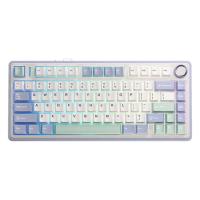 Aula F75 Mekanik RGB TKL Hot Swap GrayWood V4 Switch Kablosuz Makrolu Türkçe Q Klavye Pastel