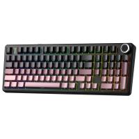 Aula F99 Pro 3 Modlu RGB Hot Swap Mekanik Reaper Switch Kablosuz Makrolu Gaming Klavye Gradyan Pembe