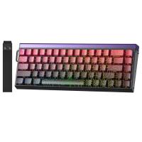 Aula Hero 68 HE Manyetik Klavye Rapid Trigger Dragon King Switch 8000Hz RGB Neon TKL Hot Swap Oyuncu Klavyesi Kırmızı