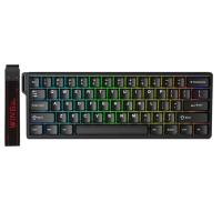 Aula Win60 He Manyetik Klavye Rapid Trigger Graywood Switch 8000Hz RGB TKL Hot Swap Oyuncu Klavyesi Siyah