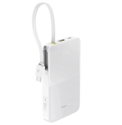 Baseus EnerFill FC51 Bipow2 Pro Beyaz 10000 mAh Hızlı Şarj Powerbank