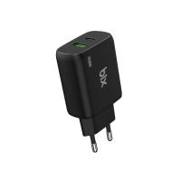 Bix ZH-2U41T 25W USB Type-C PD Çift Portlu Hızlı Şarj Cihazı Siyah