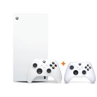 Xbox Series X Beyaz 1 TB SSD Digital Oyun Konsolu + Microsoft Xbox Series 9. Nesil 2.Kol