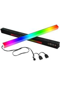 COOLMOON AR30 MASAÜSTÜ IÇİN ALÜMİNYUM KASA ARGB ÇUBUK LED 5V 3PİN 16 MİLYON RENK 30CM