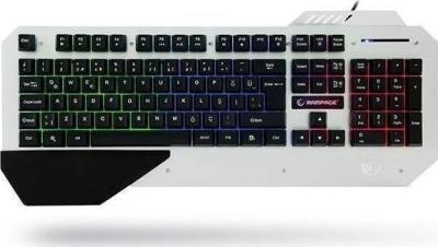 EVEREST RAMPAGE KB-R04 METAL GÖVDELİ USB AYDINLATMALI GAMING KLAVYE - 17205