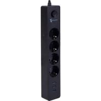 FULLTECH 10A 2500W 4&amp;#39;LÜ TERMAL AKIM KORUMALI PRİZ 2M