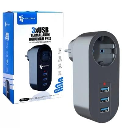 FULLTECH FTR-07 TERMAL AKIM KORUMALI PRİZ