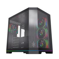 Game In Game Hexa Siyah 7x12cm Argb Fanlı ATX Gaming Akvaryum Kasa