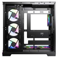Game In Game Hexa Siyah 7x12cm Argb Fanlı ATX Gaming Akvaryum Kasa