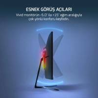 Gamepower 27" Vivid V80 Fast VA Panel Curved RGB 300Hz 0.5ms FHD 2x2W Speaker Oyuncu Monitörü