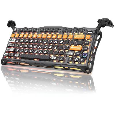 GravaStar Mercury K1 Pro CyberFlare RGB %75 TKL X Kailh Switch Kablolu/Kablosuz Mekanik Oyuncu Klavyesi