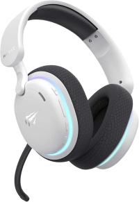 Havit Gamenote Fuxi-H7 Beyaz RGB USB Kablolu/Kablosuz Kulak Üstü Oyuncu Kulaklığı
