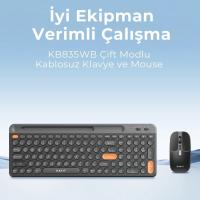 Havit KB835WB Siyah Kablosuz Klavye Mouse Seti