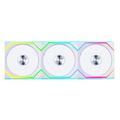 Lian Li UNI Fan SL - Wireless 120 - Triple Pack - ARGB Fan - 2.4 GHz Wireless Signal for RGB & Fan Control - Customizable Lighting Effects - Controller Required - White (12SL1W3W)