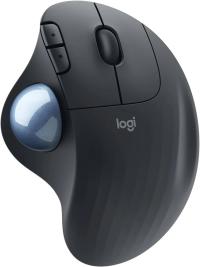 LOGİTECH ERGO M575 KABLOSUZ İZTOPU ÖZELLİKLİ KONFORLU ERGONOMİK MOUSE - SİYAH