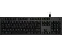 LOGITECH G G512 LIGHTSYNC RGB GX BLUE CLİCKY ARKADAN AYDINLATMALI MEKANİK KABLOLU TÜRKÇE Q OYUNCU KLAVYESİ - SİYAH